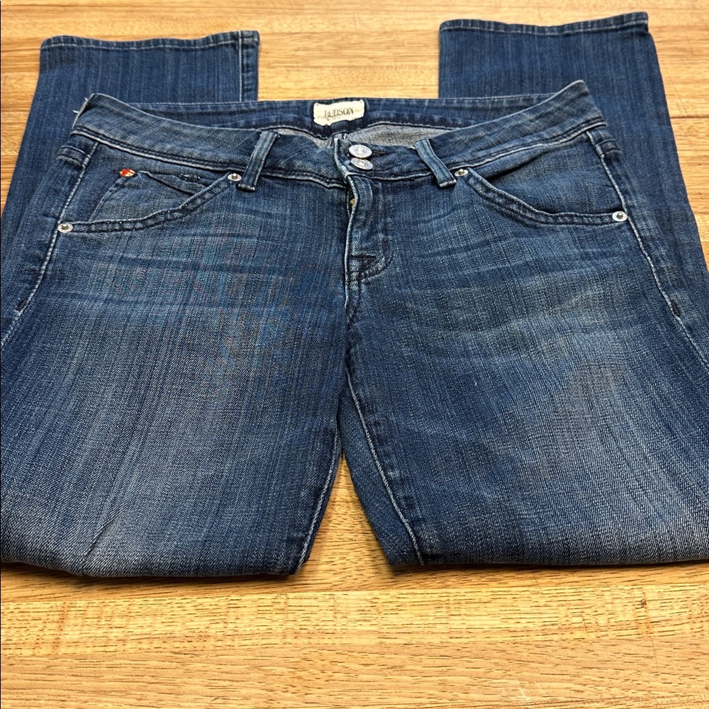 Hudson Crop Beth Baby Boot Cut Jeans, 2/26